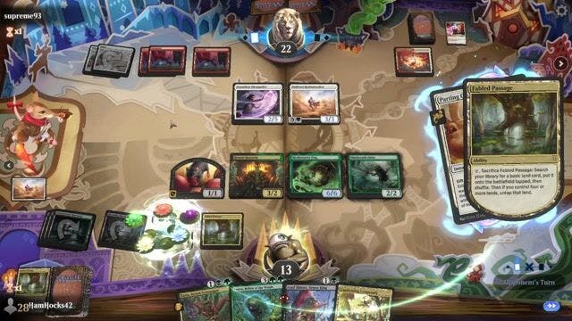 Watch MTG Arena Video Replay - Rogue by HamHocks42 VS Boros Mice by supreme93 - Alchemy Play