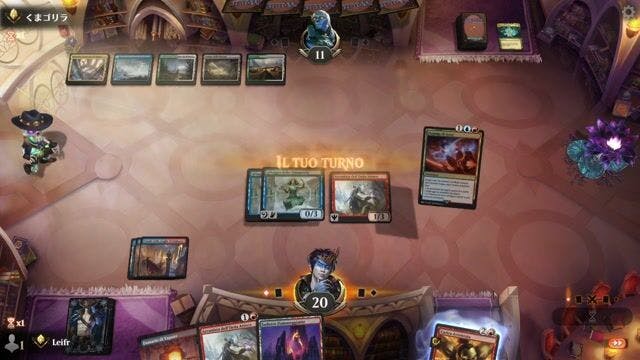 Watch MTG Arena Video Replay - Izzet Wizards by Leifr VS Bant Control by くまゴリラ - Historic Ranked