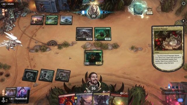 Watch MTG Arena Video Replay - Jund Midrange by Numbskull VS Golgari Poison by AAAA - Standard Traditional Ranked