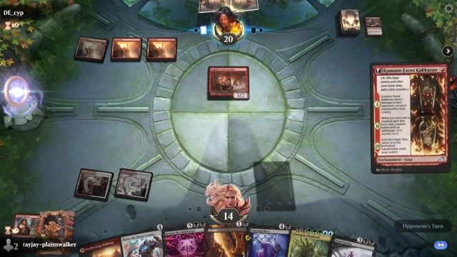 Watch MTG Arena Video Replay - Mardu Ultimatum	 by tayjay-plainswalker VS Mono Red Dragons by DE_cyp - Historic Play