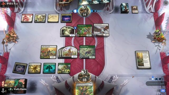 Watch MTG Arena Video Replay - Selesnya Rabbits by Wulfy Panda VS Boros Midrange by がばんちょ - Alchemy Traditional Ranked