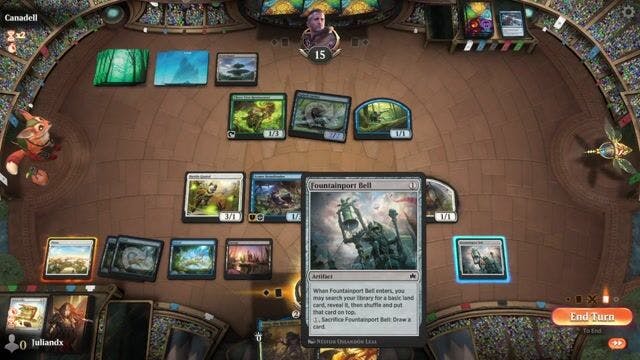 Watch MTG Arena Video Replay - BUW by Juliandx VS GU by Canadell - Sealed Arena Open Day 1