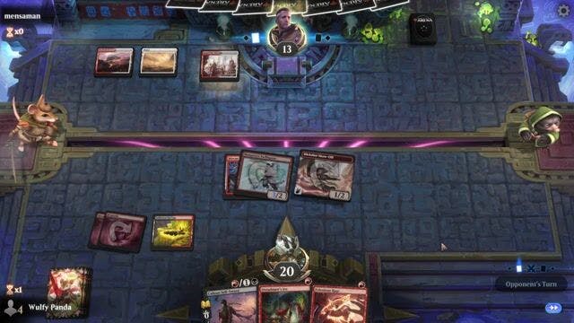 Watch MTG Arena Video Replay -  by Wulfy Panda VS Boros Convoke by mensaman - Standard Event