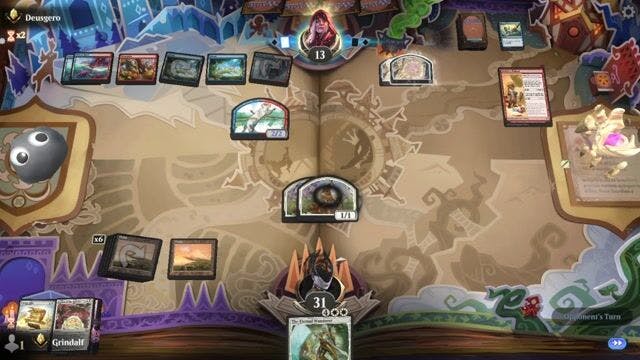 Watch MTG Arena Video Replay - Mono White Control by Grindalf VS Izzet Control by Deusgero - Standard Ranked