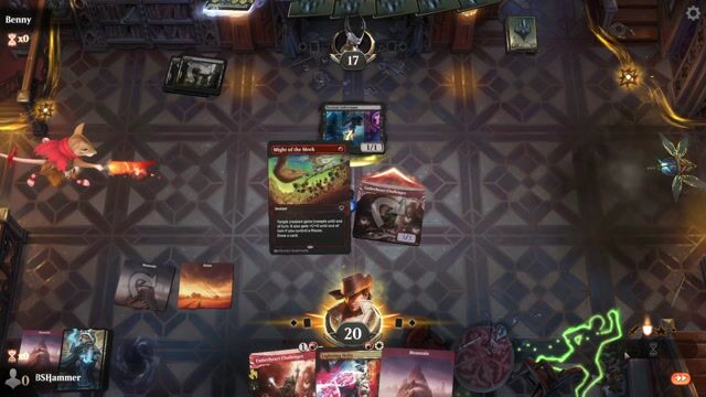 Watch MTG Arena Video Replay -  by BSHammer VS Mono Black  by Benny - Standard Play