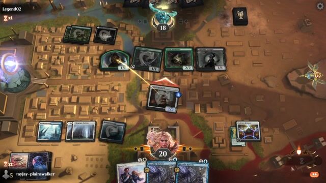 Watch MTG Arena Video Replay - Azorius Artifacts by tayjay-plainswalker VS Golgari Aggro by Legend02 - Historic Play