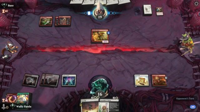 Watch MTG Arena Video Replay - Boros Control by Wulfy Panda VS Mono Red  by Buso - Standard Ranked