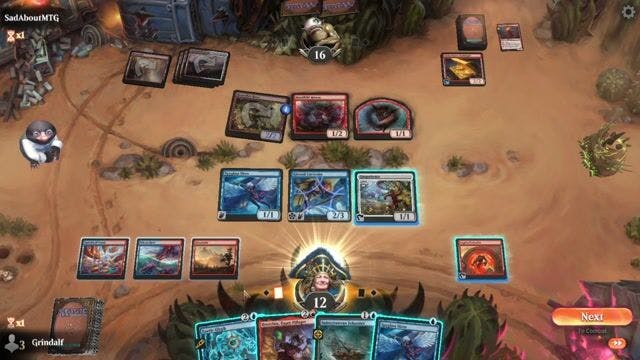 Watch MTG Arena Video Replay -  by Grindalf VS Boros Mice by SadAboutMTG - Standard Event