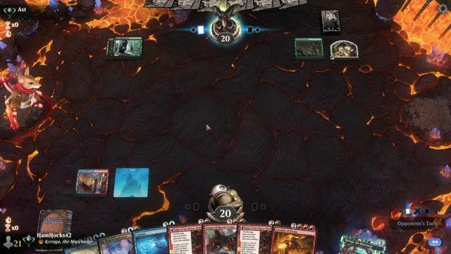 Watch MTG Arena Video Replay - Fire Pigs by HamHocks42 VS Golgari Food by Ast - Explorer Traditional Ranked