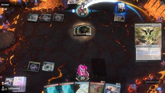 Watch MTG Arena Video Replay - Izzet Oracle by GBThundaII VS Simic Eldrazi by 6ix4our - Timeless Play