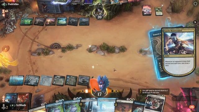 Watch MTG Arena Video Replay - Azorius Control by SylBlade VS Dimir Proft by Podridão - Standard Traditional Ranked