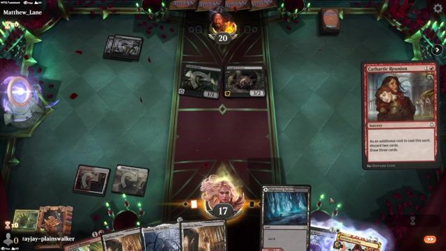 Watch MTG Arena Video Replay - Mardu Ultimatum	 by tayjay-plainswalker VS Mono Black Dreams by Matthew_Lane - Historic Play