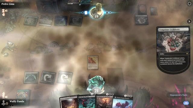 Watch MTG Arena Video Replay - Orzhov Midrange by Wulfy Panda VS Azorius Mill by Pedro Lima - Traditional Standard Event