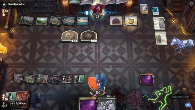 Watch MTG Arena Video Replay - Jund Reanimator by SylBlade VS Azorius Glyph by Birdofparadise - Alchemy Traditional Ranked