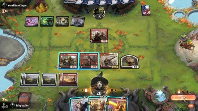 Watch MTG Arena Video Replay - RW by lifepuzzler VS BGRU by VendilionClique - Premier Draft Ranked