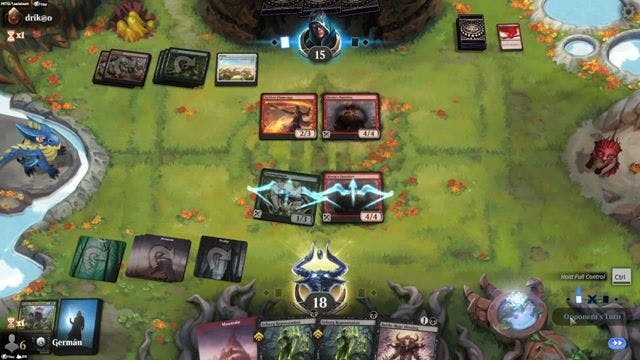 Watch MTG Arena Video Replay - BGR by Germán VS BGRW by drik@o - Premier Draft Ranked