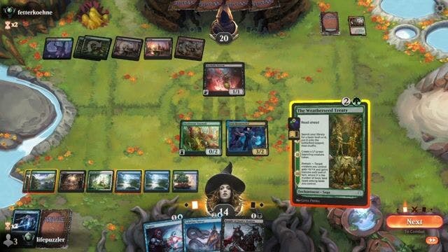 Watch MTG Arena Video Replay - BGUW by lifepuzzler VS BGR by fetterkoehne - Premier Draft Ranked