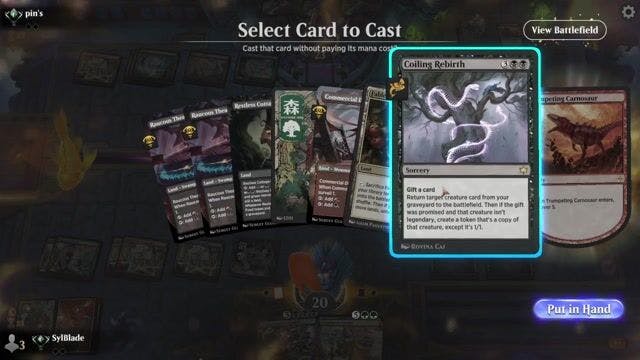 Watch MTG Arena Video Replay - Jund Reanimator by SylBlade VS Grixis Heist by pin's - Alchemy Traditional Ranked