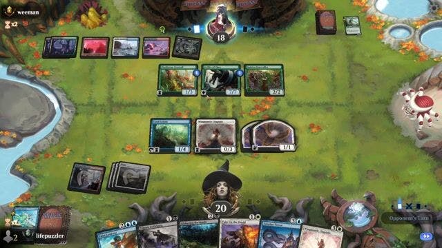 Watch MTG Arena Video Replay - BUW by lifepuzzler VS WUBRG by weeman - Premier Draft Ranked