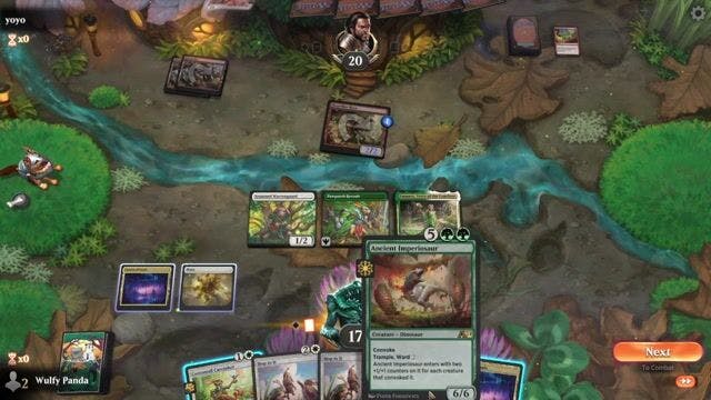 Watch MTG Arena Video Replay - Selesnya Rabbits by Wulfy Panda VS Rakdos Prowess by yoyo - Alchemy Play