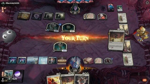 Watch MTG Arena Video Replay -  by Maffi VS Rogue by BlueArmyIsLife - Standard Traditional Ranked