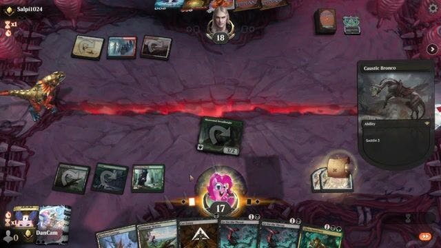 Watch MTG Arena Video Replay - Golgari Midrange by DanCam VS Jeskai Tokens by Salpi1024 - Standard Traditional Ranked