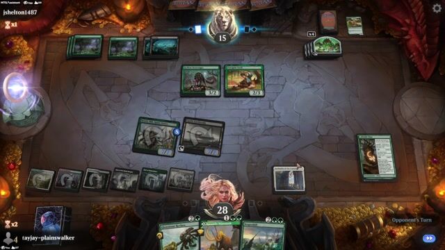 Watch MTG Arena Video Replay -  by tayjay-plainswalker VS Golgari Aggro by jshelton1487 - Historic Play