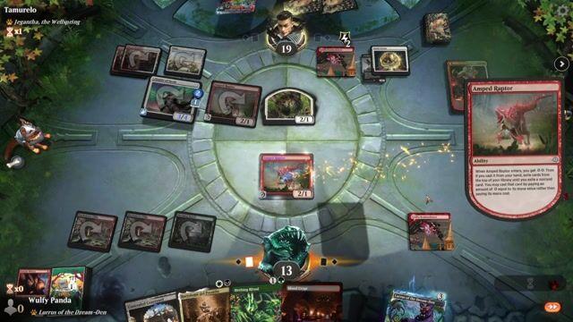 Watch MTG Arena Video Replay - 4 Color Samwise by Wulfy Panda VS Rogue by Tamurelo - Historic Play