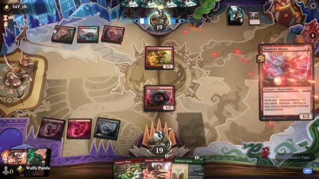 Watch MTG Arena Video Replay -  by Wulfy Panda VS Gruul Prowess by SAY_yh - Standard Traditional Ranked