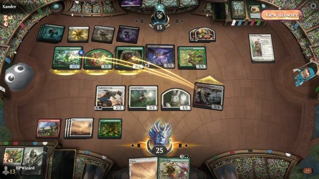 Watch MTG Arena Video Replay - GRW by HPWizard VS BGW by Xander - Traditional Draft Arena Open Day 2