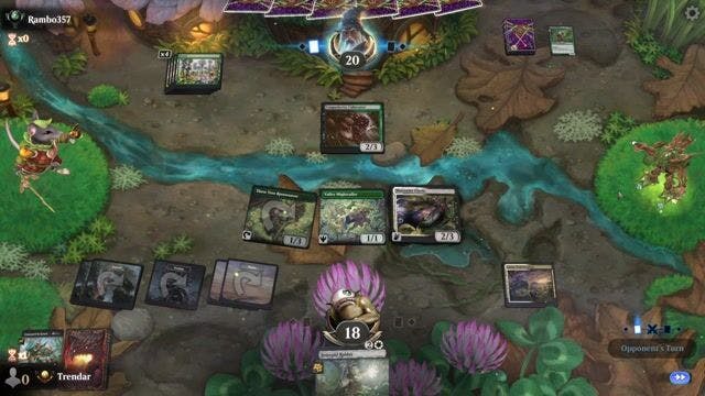 Watch MTG Arena Video Replay - BGW by Trendar VS BGW by Rambo357 - Premier Draft Ranked