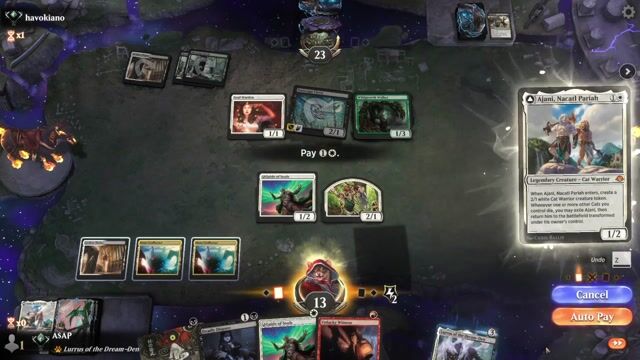 Watch MTG Arena Video Replay - Mardu Sacrifice by A$AP  VS Abzan Aggro by havokiano - Historic Ranked