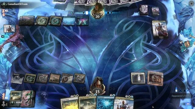 Watch MTG Arena Video Replay - Jeskai Control by A$AP  VS Azorius Aggro by CanadianEhTeam - Historic Traditional Ranked
