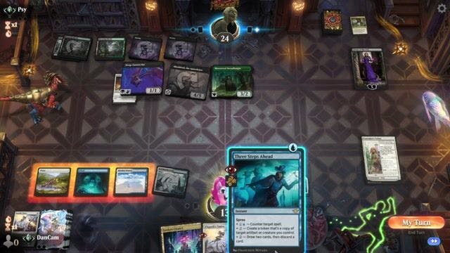 Watch MTG Arena Video Replay -  by DanCam VS Golgari Poison by Psy - Standard Traditional Ranked