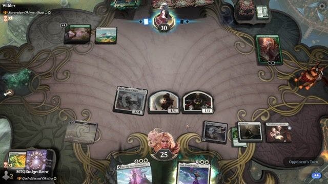 Watch MTG Arena Video Replay - God-Eternal Oketra by MTGBudgetBrew VS Sovereign Okinec Ahau by Wilder - Historic Brawl