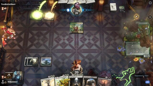 Watch MTG Arena Video Replay -  by BSHammer VS Selesnya Rabbits by TwoBricksShort - Standard Play