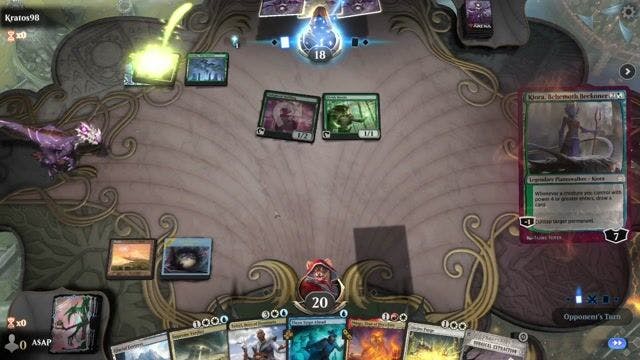 Watch MTG Arena Video Replay - Jeskai Control by A$AP  VS Bant Legends by Kratos98 - Historic Event