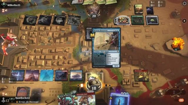 Watch MTG Arena Video Replay - Fire Pigs by HamHocks42 VS Golgari Food by MIllerlite33 - Explorer Ranked