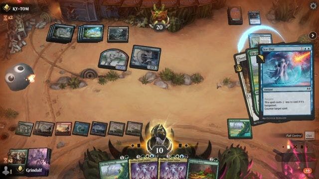 Watch MTG Arena Video Replay -  by Grindalf VS Mono Blue Tempo by KY-TOM - Standard Ranked