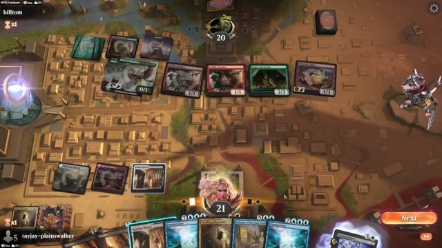 Watch MTG Arena Video Replay - Mardu Ultimatum	 by tayjay-plainswalker VS Gruul Midrange by billtom - Historic Play