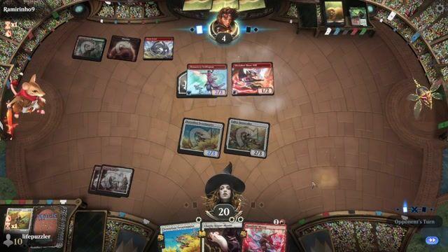 Watch MTG Arena Video Replay - Boros Mice by lifepuzzler VS Rogue by Ramirinho9 - Standard Tournament Match