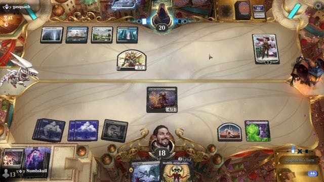 Watch MTG Arena Video Replay - Mono Black Discard by Numbskull VS Azorius Control by gasquash - Explorer Traditional Ranked