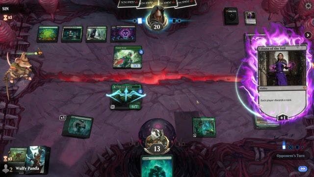 Watch MTG Arena Video Replay -  by Wulfy Panda VS Golgari Poison by SIN - Standard Play