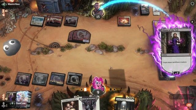 Watch MTG Arena Video Replay - Orzhov Midrange by DanCam VS Boros Aggro by Masterboz - Standard Traditional Ranked