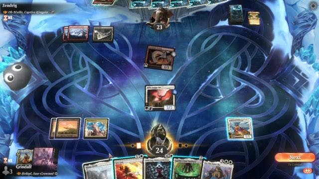 Watch MTG Arena Video Replay - Heliod, Sun-Crowned by Grindalf VS Ob Nixilis, Captive Kingpin by Zendrig - Historic Brawl