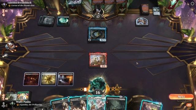 Watch MTG Arena Video Replay - Mardu Aggro by Wulfy Panda VS Dimir Control by cantblockwontblock - Timeless Traditional Ranked