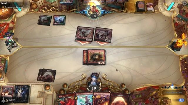 Watch MTG Arena Video Replay - Red Deck Wins by Leifr VS Gruul Aggro by brad - Explorer Play