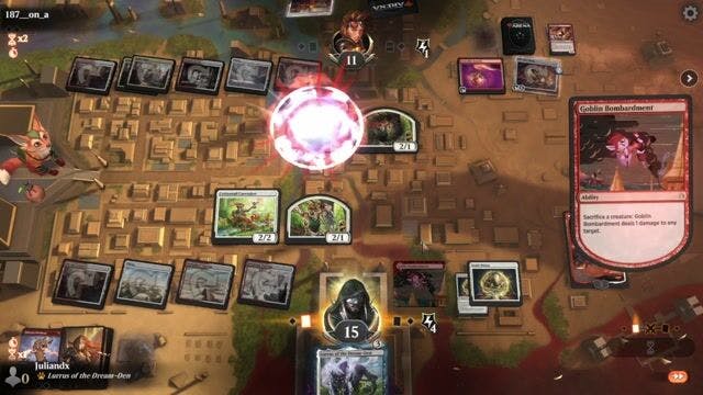 Watch MTG Arena Video Replay - Boros Energy by Juliandx VS Boros Energy by 187__on_a - Timeless Metagame Challenge