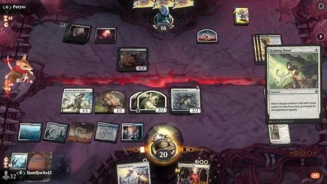 Watch MTG Arena Video Replay - Azorius Tokens by HamHocks42 VS Rogue by Patyto - Standard Traditional Ranked