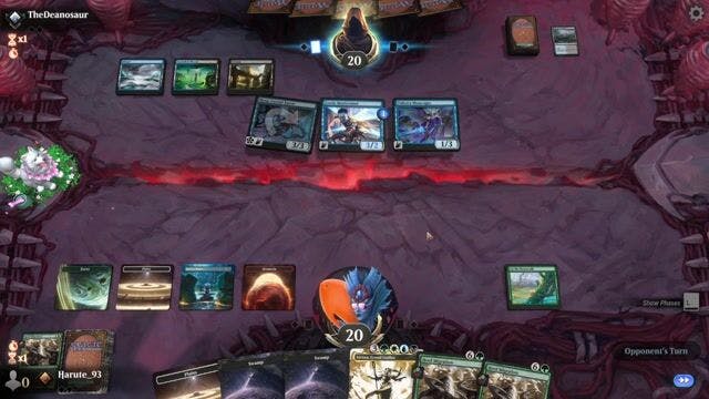 Watch MTG Arena Video Replay -  by Harute_93 VS Dimir Faeries by TheDeanosaur - Standard Traditional Ranked